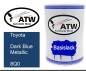 Preview: Toyota, Dark Blue Metallic, 8Q0: 500ml Lackdose, von ATW Autoteile West.